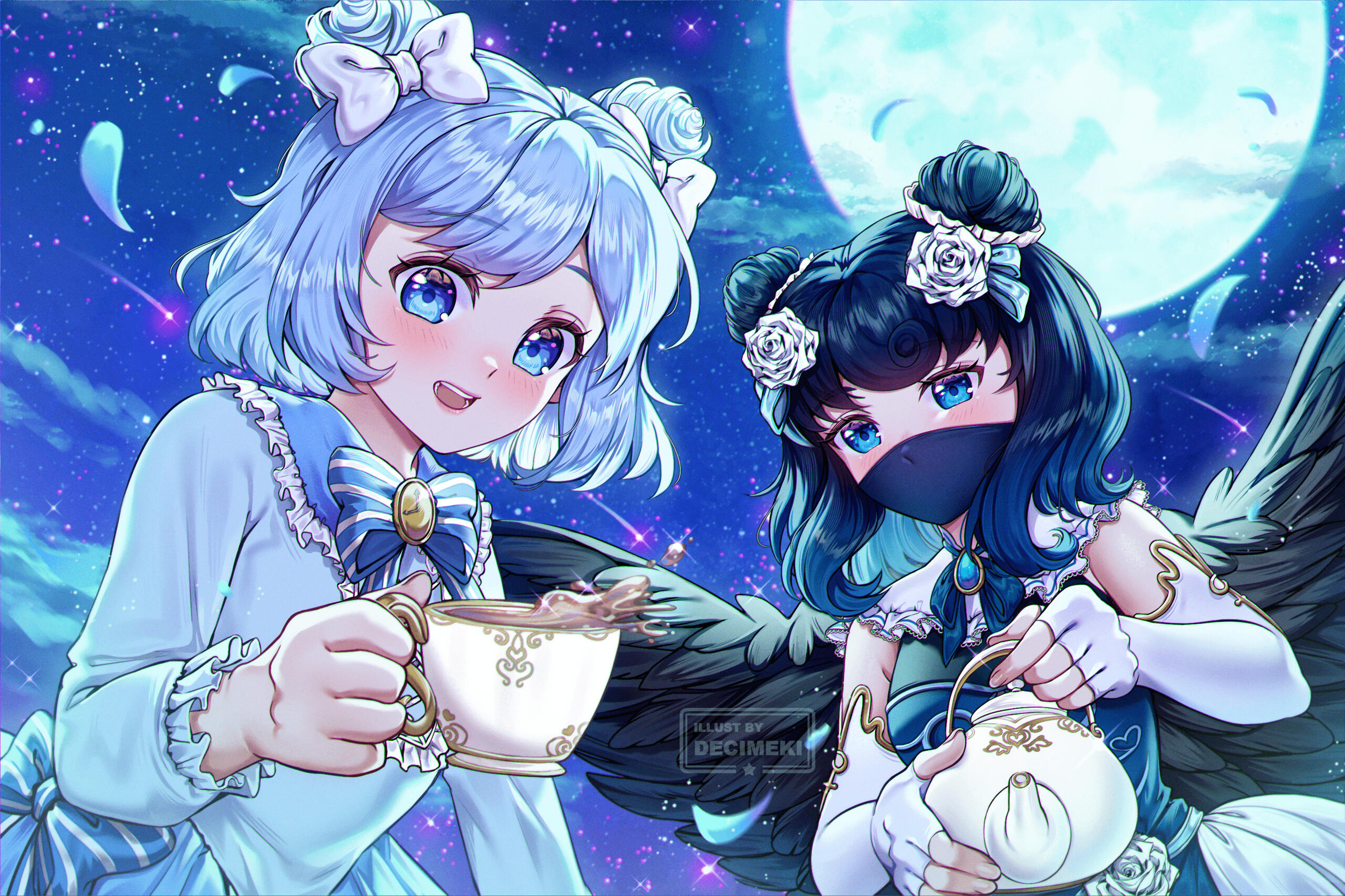 An illustration of Ukiyo and Kyo