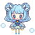 A chibi pixel of Kyo. A chibi pixel of Kyo.