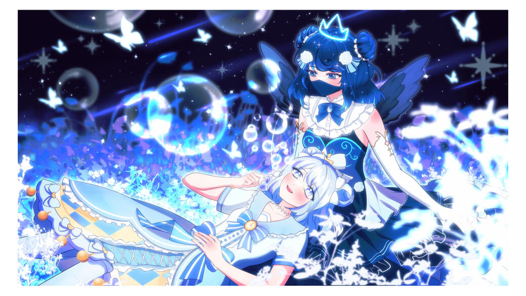 Art by thecoolertot • Commission • Ukiyo & Kyo